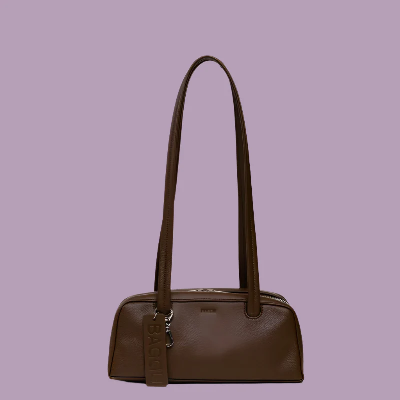 Baggu Leather Small Bowler Bag - Image 2