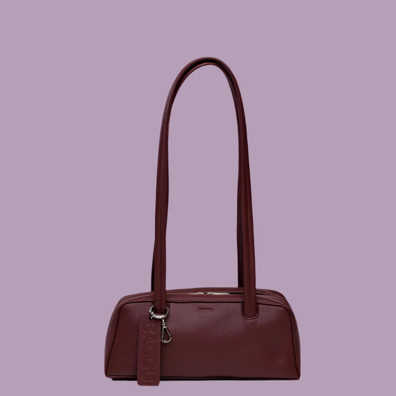 Baggu Leather Small Bowler Bag - Image 3