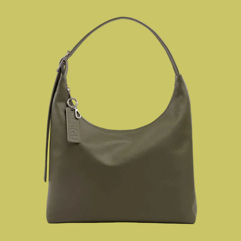 Baggu Recycled Leather Shoulder Bag
