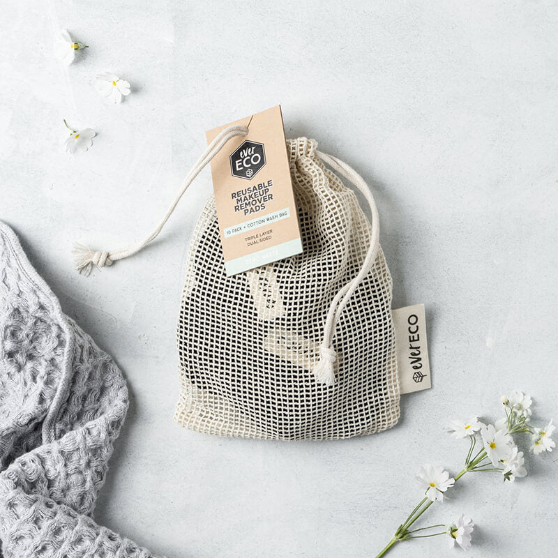 Ever Eco Reusable Bamboo Facial Pads - 10 pack - Image 4