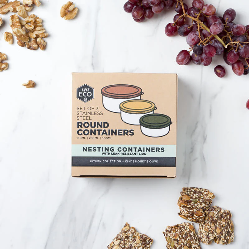 Ever Eco Round Nesting Containers - set of 3 - Image 4