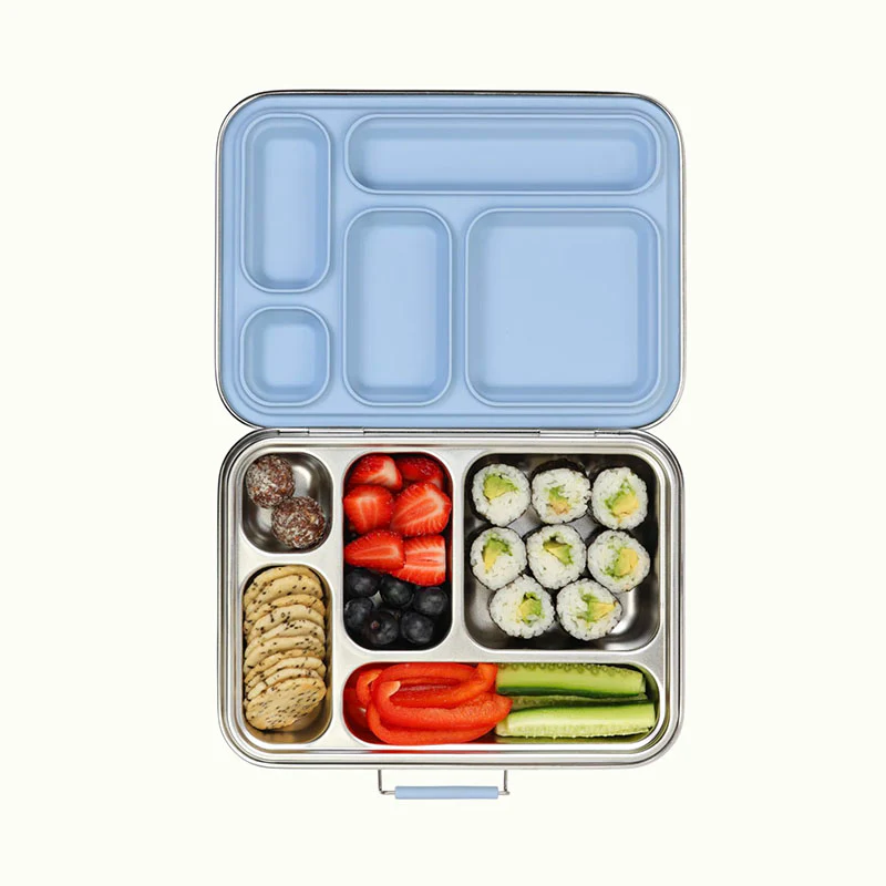 Ever Eco Stainless Steel 5 Compartment Bento Lunchbox