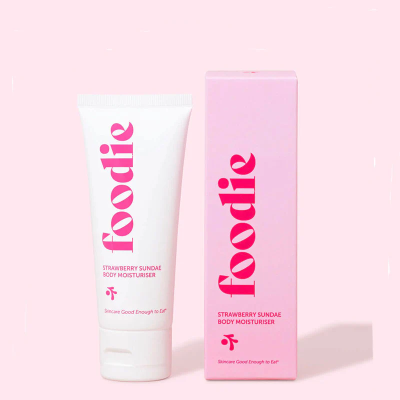 Foodie by Vanessa Megan Body Moisturiser - Strawberry Sundae