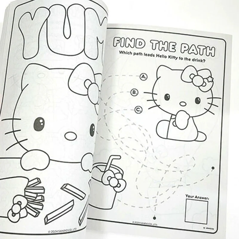 Hello Kitty Jumbo Colouring + Activity Book - Image 5