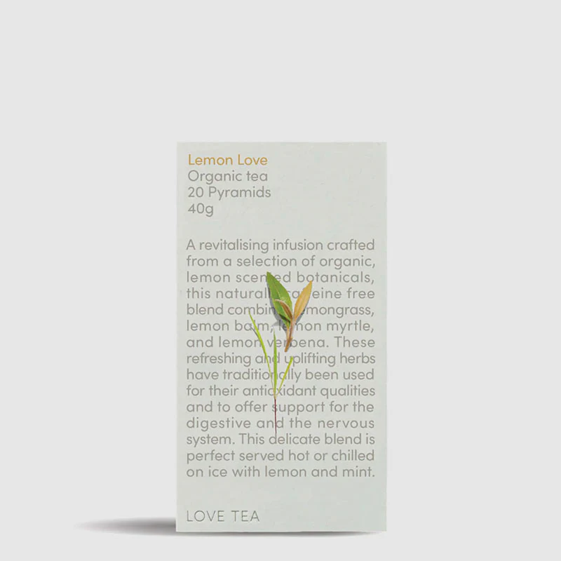 Love Tea Lemon Love Pyramids