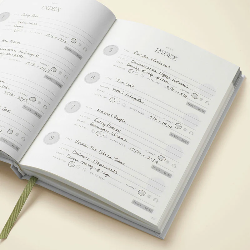 Papier Fabric Reading Journal - Image 2