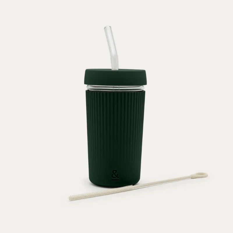 Seed & Sprout Reusable Glass Smoothie Cup